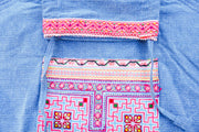 Denim Cotton ergonomic Mei tai, Meh Dai, babycarrier. Mamma Nomad