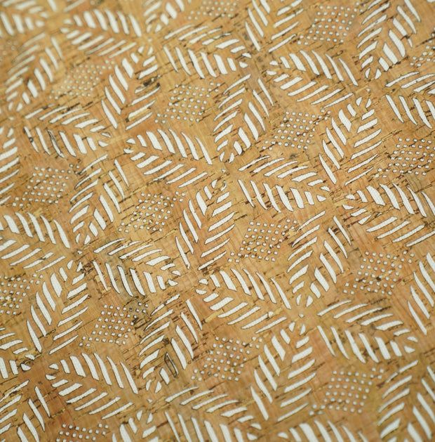 Vegan Cork Leather Patch - Yin